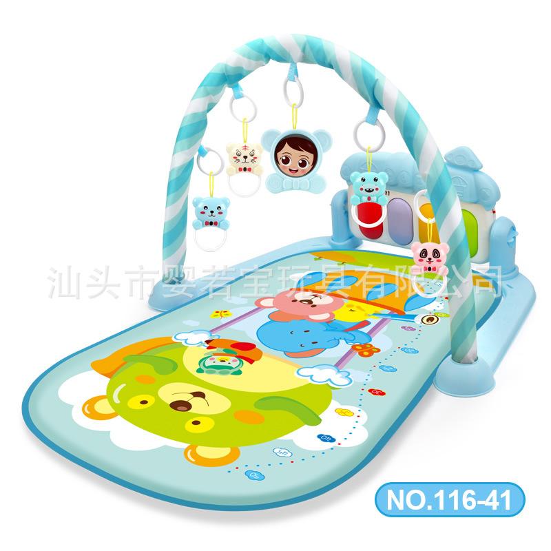 Fitness Stand Baby Music Pedal Piano Game Mat Baby Foot Piano 36 Month Old Newborn Toy