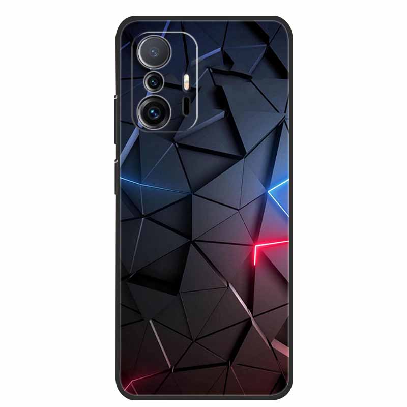 Чехол для Xiaomi 11T Pro Животные Защитный Мягкий Силиконовый Чехол для Телефона для Xiaomi Mi 11T Pro 5G Ударопрочный Mi11T Волк Чехол