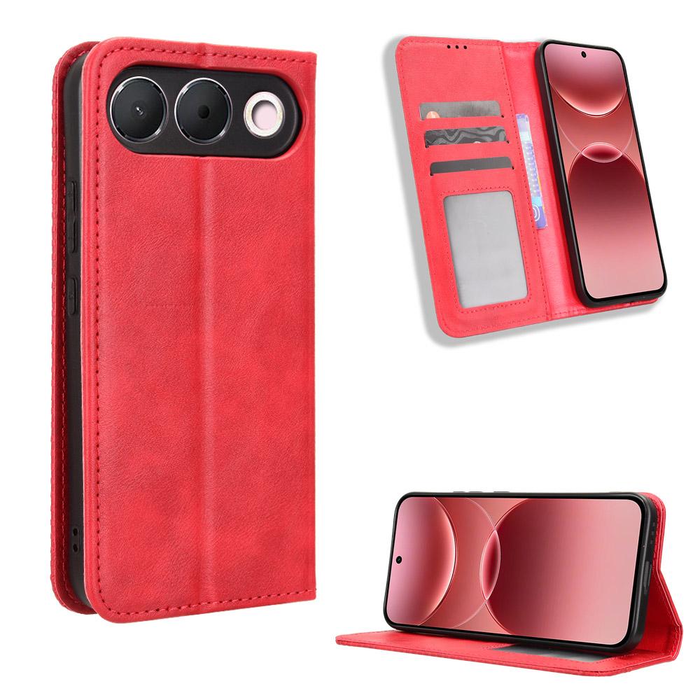 Flip Cover Compatible for OPPO A7 Pro PU Leather Full-Body Protection with [RFID Blocking]