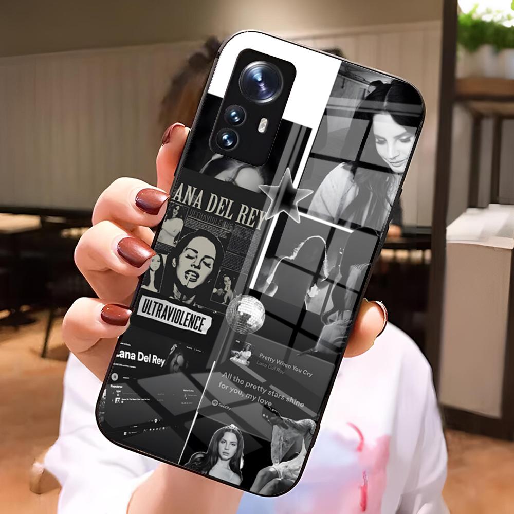 Модный Чехол для Телефона Lana Del Rey Для Samsung S25 S24 S23 S22 S21 S20 Plus Ultra Note20 Стеклянный Чехол для Телефона Популярный Премиум