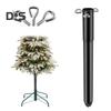 Artificial Christmas Tree Height Extender Metal Tree Base Extension Pole with 3 Fixing Screws Holiday Tree Riser Fits 0.5-1.25 Inch Poles