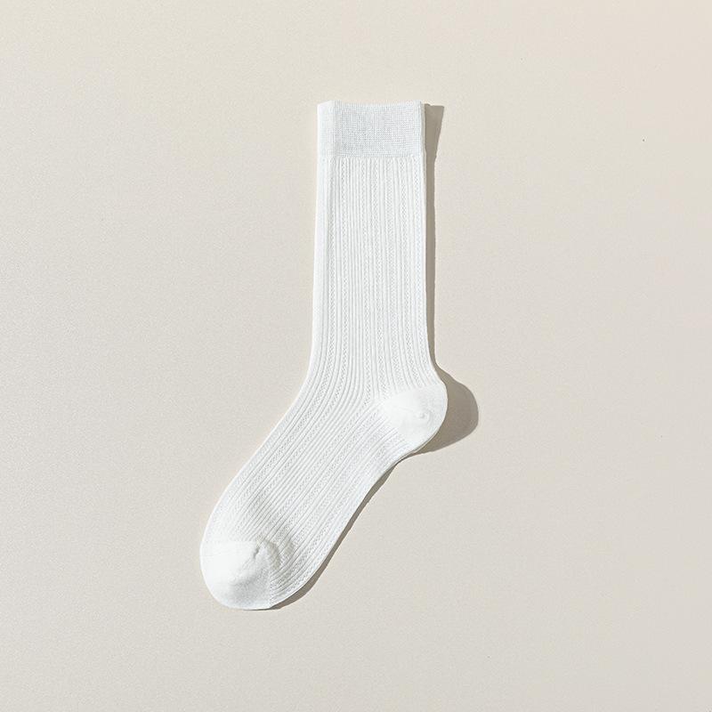 Women's Mid-calf Socks, Thin Ice Silk for Spring and Summer, Long Pile Socks for Summer