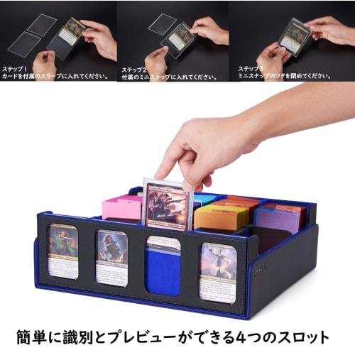 Deck Case, Trading Card Case, Storage Box, Holds 3000+ Cards, with Window, Display Slots, Dividers, and Card Stoppers, Compatible with Yu-Gi-Oh!, MTG,