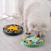 Миска для медленного кормления питомцев, устойчивое основание, закругленные углы, пищевой материал, замедлитель кормления питомцев, предотвращает