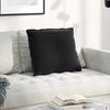 Back Cushion Black 60 x 50 cm Cord Fabric