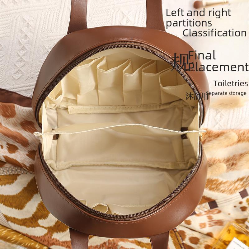 Большая вместительная косметичка Maillard: Портативный дорожный органайзер для кистей для макияжа и туалетных принадлежностей