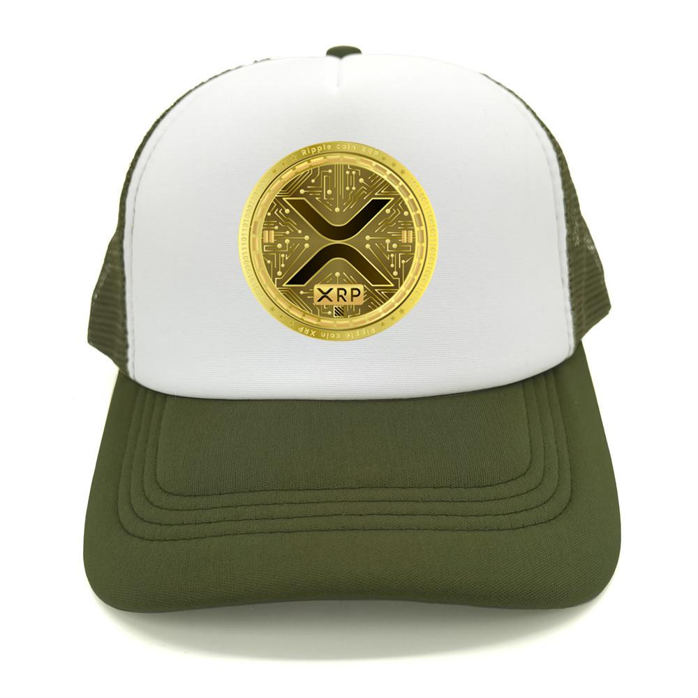 XRP Ripple Baseball Cap Unisex and Women Cryptocurrency Trucker Hat Summer Mesh Net Dad Caps Gift