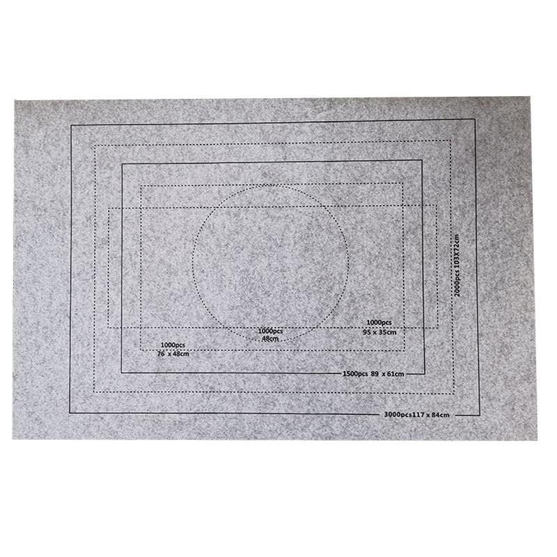 Коврик для хранения рулонов-пазлов, вместимостью до 3000 деталей, с сумкой для хранения на шнурке