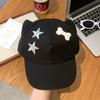 Кепка бейсболка Y2k с кошачьими ушками, милая кепка с козырьком, модная кепка со звездой, уличная одежда