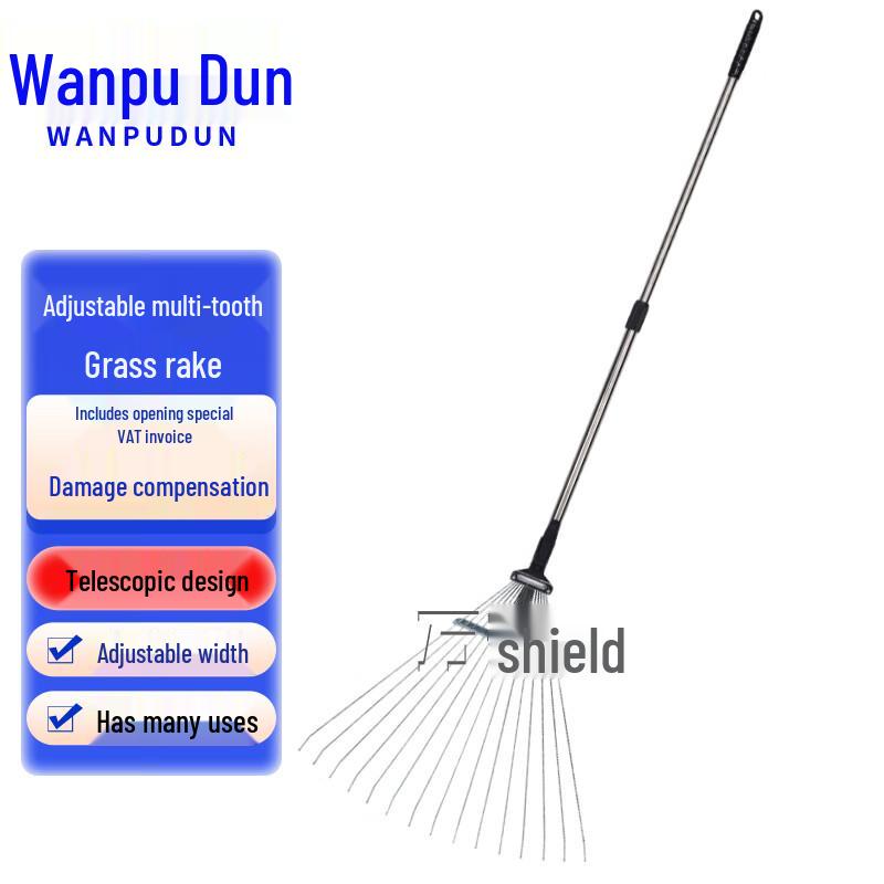 Adjustable Garden Leaf Rake