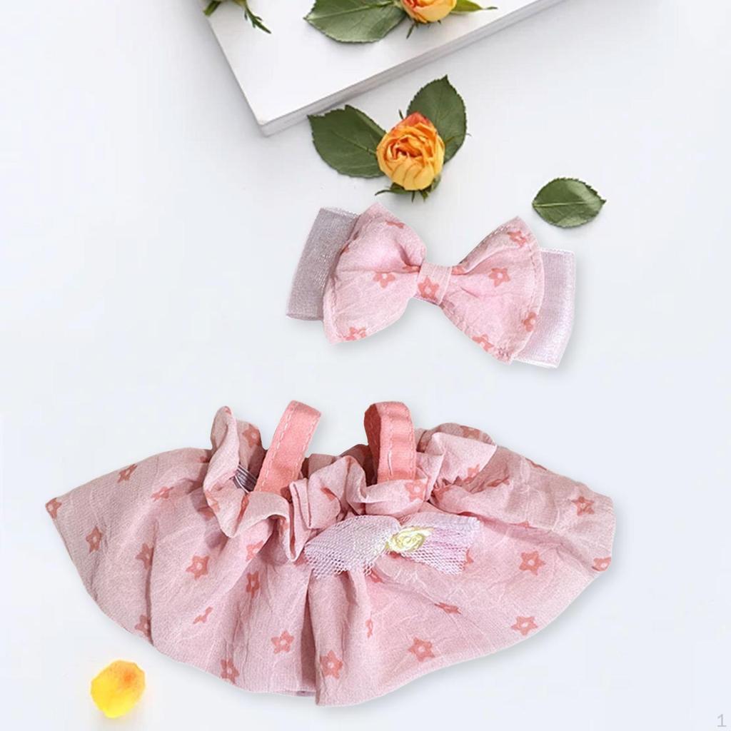 Adorable Doll Suspender Skirt Collection for 8-Inch Toys