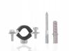 Metal Clamp With Rubber For Pipes 12 2025Mm