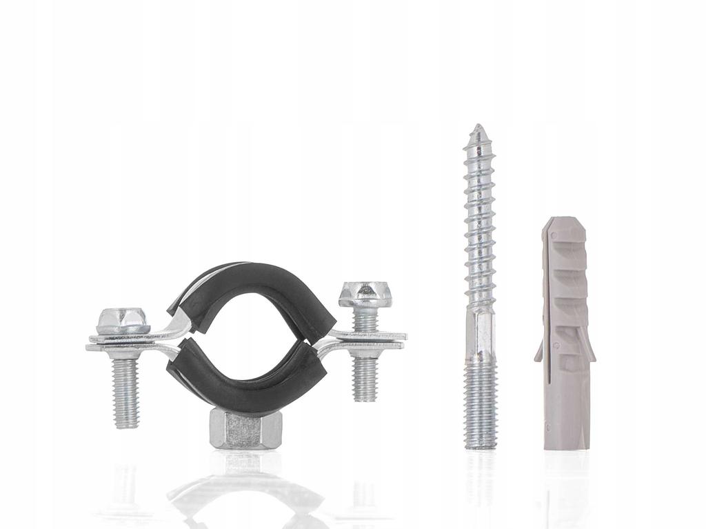 Metal Clamp With Rubber For Pipes 12 2025Mm