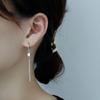 Длинные квадратные серьги Модные гендерно-нейтральные серьги-кольца Крутой красивый темперамент Геометрические серьги-подвески Длинные серьги-столбики Длинные квадратные серьги