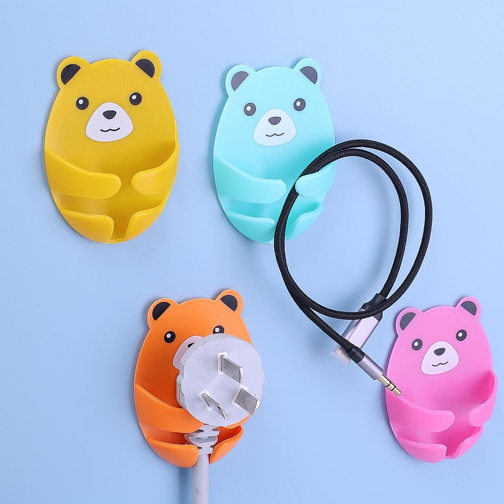2PCS Bear Plug Storage Hook