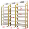 Shoe Rack & Display Stand for Shopping Mall: Versatile Showcase for Shoes, Bags, Cosmetics, Wine, and Apparel