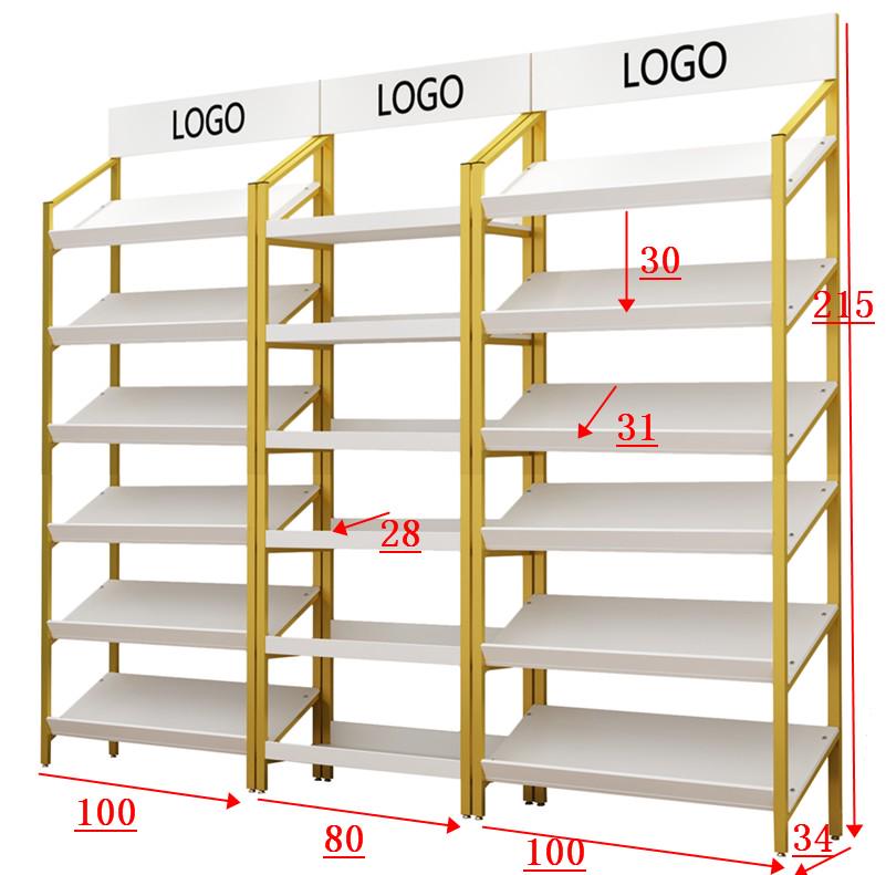 Shoe Rack & Display Stand for Shopping Mall: Versatile Showcase for Shoes, Bags, Cosmetics, Wine, and Apparel