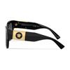 Versace Letter Pattern Decorative Acetate Irregular Shape Sunglasses Women sunglasses Black O4437U-OGB1T354_ONUL