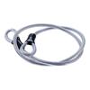 1.2m Security Cable Lock PVC Steel Wire Padlock U-Lock  Electric Door, Bicycle,Glass Door Lock