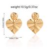Exaggerated Love Earrings Jewelry Women's Personality Alloy Irregular Earrings Women's Fashion Stud Earrings