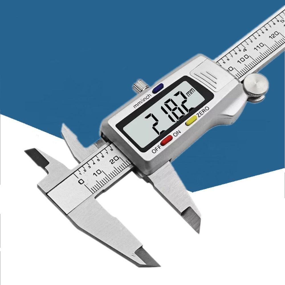 Depth Measuring Tool Vernier Calipers Stainless Steel Micrometer Ruler High Quality Metal Caliper