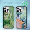 Amybeager Art Чехол для телефона для iPhone 15 14 13 12 11 Plus Pro Max Magsafe Магнитная Беспроводная Зарядка
