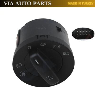 Переключатель фар Vw Golf V Jetta 2006-2010 Passat B6 Caddy Mk3 III (кнопка противотуманных фар и авто) Оригинальный товар 1K0941431Q 3C8941431C
