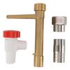 Brass Quick Coupler Sprinkler Key G3/4 Quick Sprinkler Valve Key for Garden Hose Underground