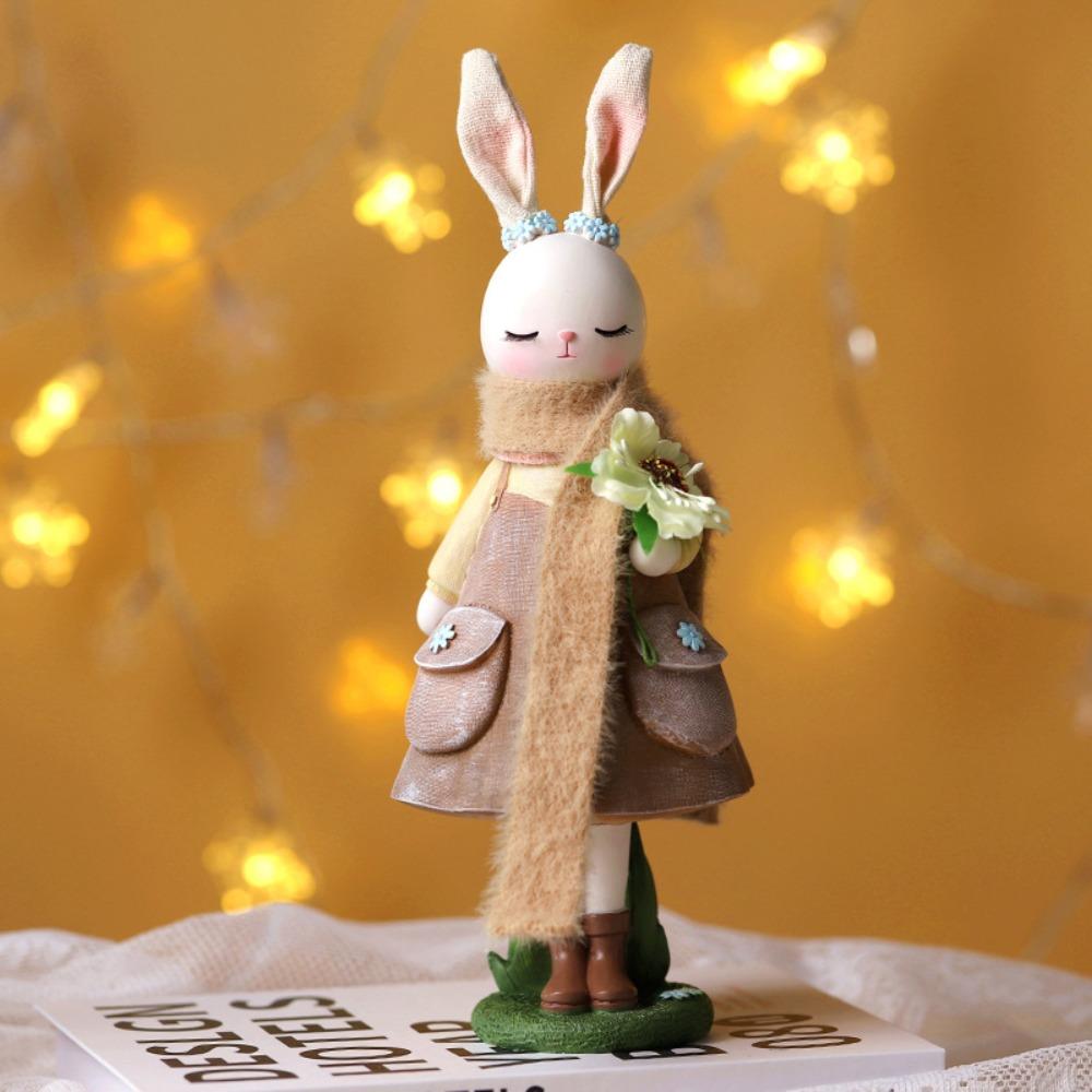 День Пасхи 2024. Милый кролик. Украшения. С Днем Пасхи. Банни. Поделка из смолы. Пасхальная вечеринка.