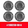 4pcs 21 Inch Original Car Wheel Center Hub Caps Badge Rim Hub Dustproof Cover Emblem For Tesla Model Y OEM 1188236-00-A