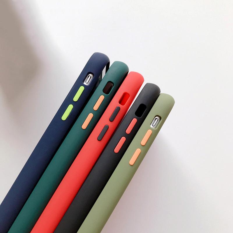 Противоударный Матовый Прозрачный Твердый Чехол для Телефона Для iPhone 15 14 12 11 Pro Max 13 Mini Роскошная Защита Объектива Камеры Полное Покрытие