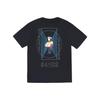 Футболка с коротким рукавом и круглым вырезом Li Ning X Bored Ape Cartoon Pattern для мужчин, черные AHSSD77-1