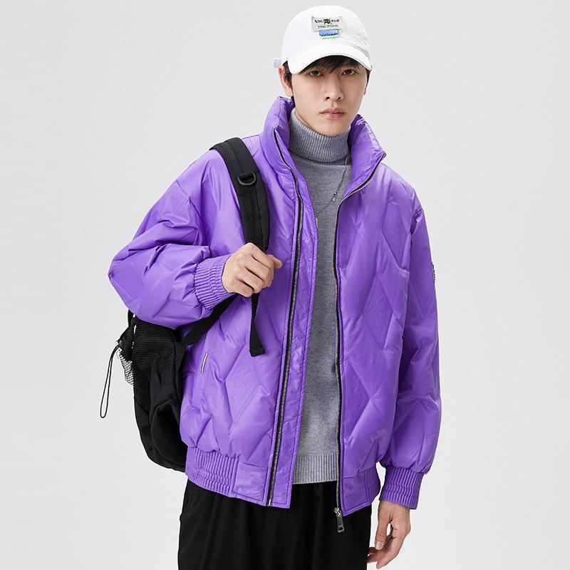 Мужская куртка-пуховик короткая тонкая зимняя теплая куртка для мужчин