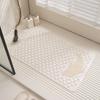 Cartoon Dolphin Anti-Slip PVC Bath Mats Soft Massage Pad with Suction Cups & Drain Holes 35*70cm /44*75cm /54*85cm Shower Pad