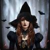 Velvet Cloth Wizard Cap Gothic Queen Halloween Witch Hats Portable   Adult