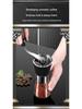 304 Stainless Steel Hand-Crank Coffee Grinder: Large Capacity, Portable, Multi-Function Bean Grinder for Home Use.