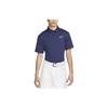 Dri-FIT Solid Logo Half-Zip Collar Golf Polo Shirt Retro Sport Style Men Polo Shirts Dark-Blue DR5298-410