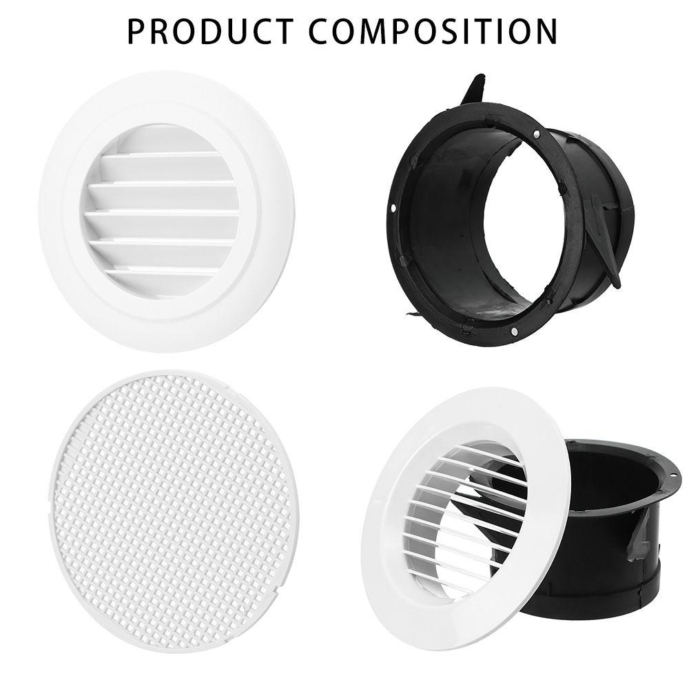 100/150mm Round Ducting Ventilation Cover Various Shapes Air Vent Extract Valve Grille Air Circulation Vents Cover