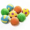 SCHITEC Dog Toy Ball with Sound of Diameter Chewing Lack of Stress Educational Suitable for Small Medium Dogs [Set 8, 7cm, Baseball, Soccer,
