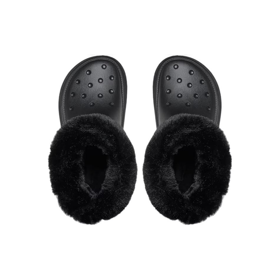 Crocs Кроссовки унисекс Stomp Lined Boot черного цвета 208718-001