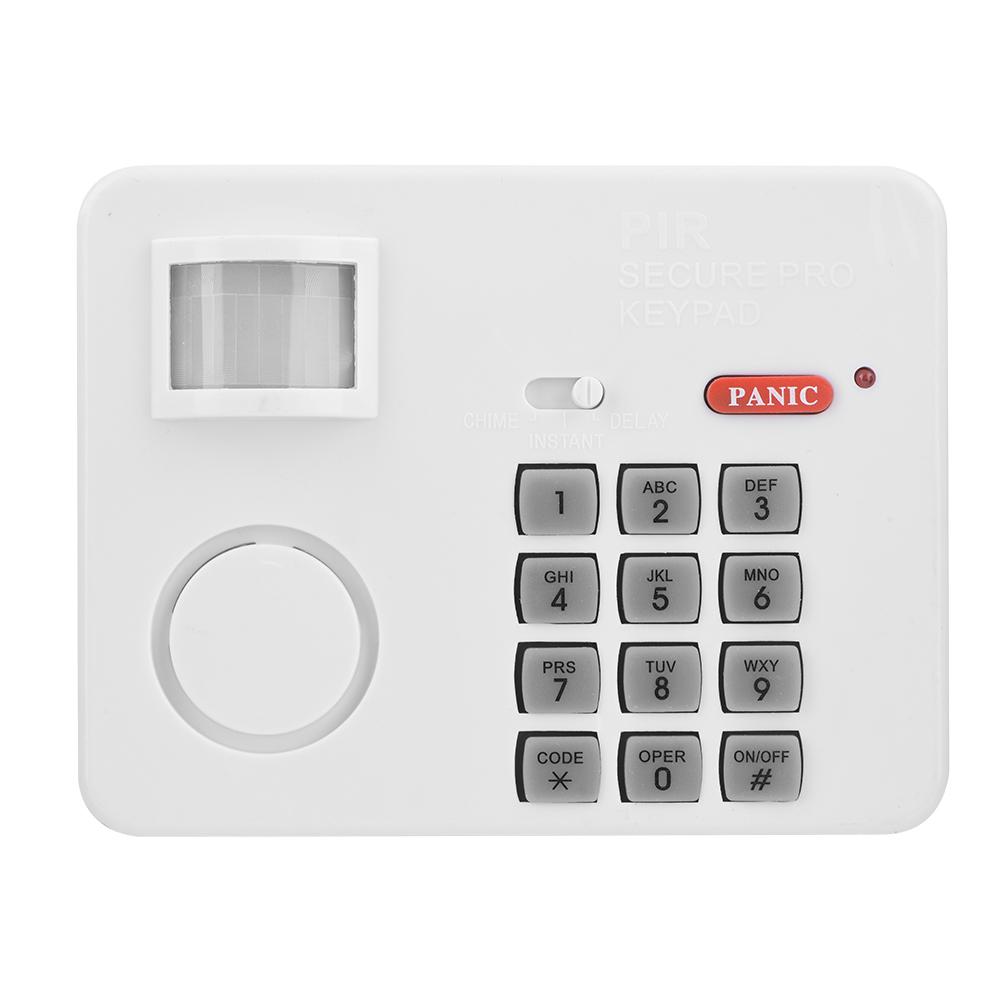Wireless PIR Motion Sensor Alarm Password Home Security Keypad Remote Infrared Detectors
