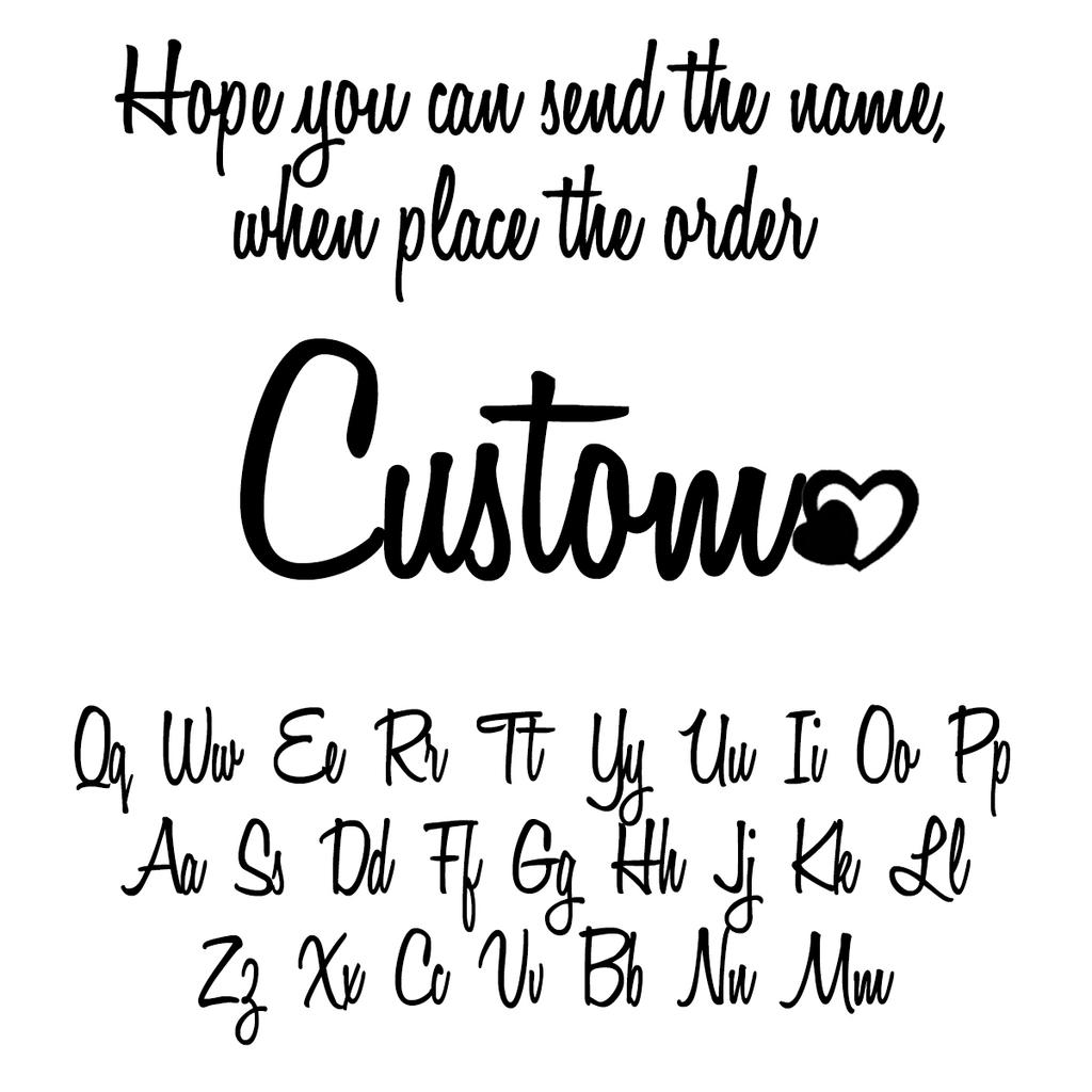 Atoztide Personalized Custom Name Necklaces for Women Stainless Steel Letter Star Heart Butterfly Pendant Choker Jewelry Gift