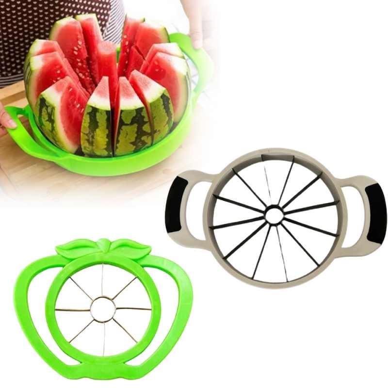 Cutter Cantaloupe Watermelon Melon Slicer Stainless Steel Kitchen Divider Fruit