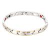 Titanium Steel Magnetic Therapy Bracelet Health Care Gift Adjustable Gold Silver Male Bracelet
