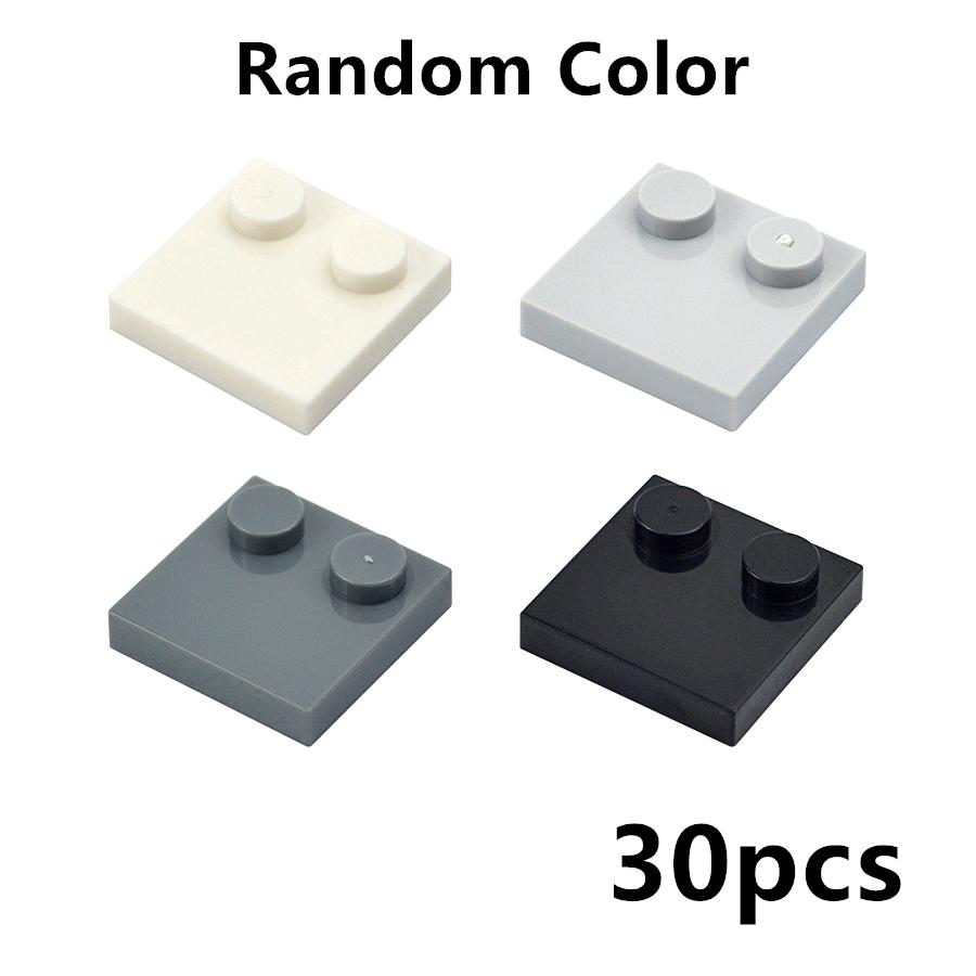 33909 Tile Accessories DIY Plastic Plates 30Pcs Building Blocks 2x2 Modified Thin Bricks MOC Compatible Educational Toys for Kid