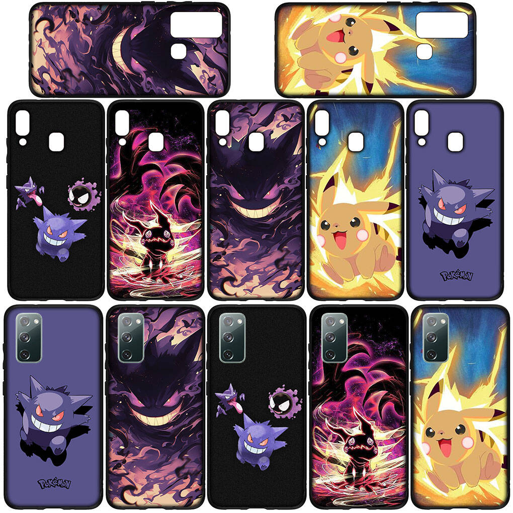 Phone Case for iPhone 17 16 15 Plus Xiaomi Poco F8 F7 X7 X6 M8 C85 C75 Redmi Note 14 12 11 13 Pro Max A4 14C 13C 15C Pikachu Pokemon GO Gengar Cover