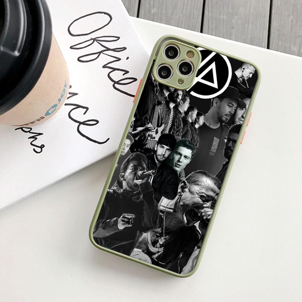 Чехол для телефона L-Linkin Meteora P-Park для iPhone 14 11 12 13 Mini Pro Max 8 7 Plus X XR XS MAX Полупрозрачная Матовая Крышка