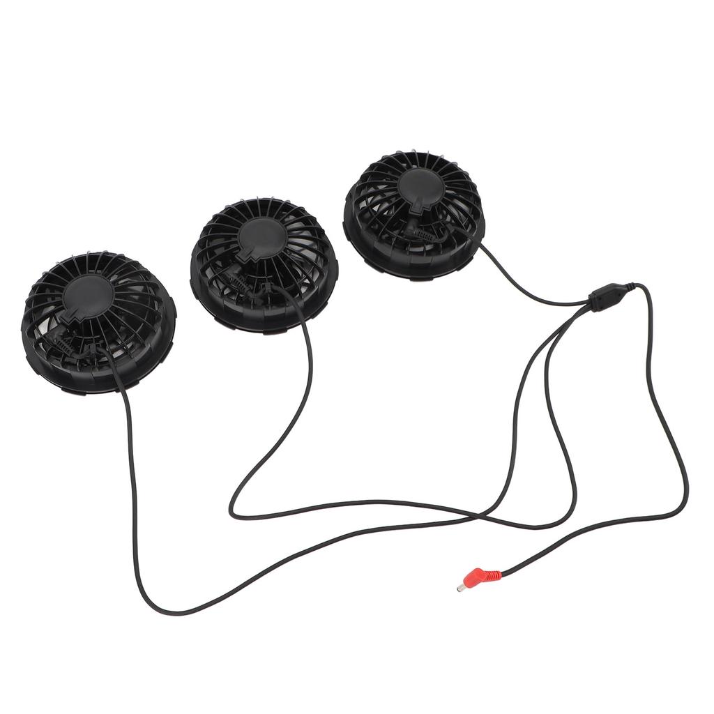 3PCS Cooling Vest Fans 7.4V DC Plastic 3 Speeds Lightweight Air Conditioned Clothes Fan with Copper Brushless Motor