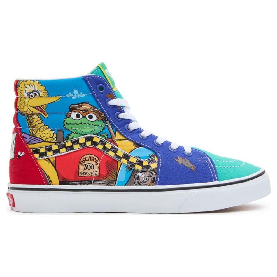Vans Sesame Street X Sk8-Hi Oscars Taxi Service Unisex Sneakers Multi-Color VN000D5IBMB