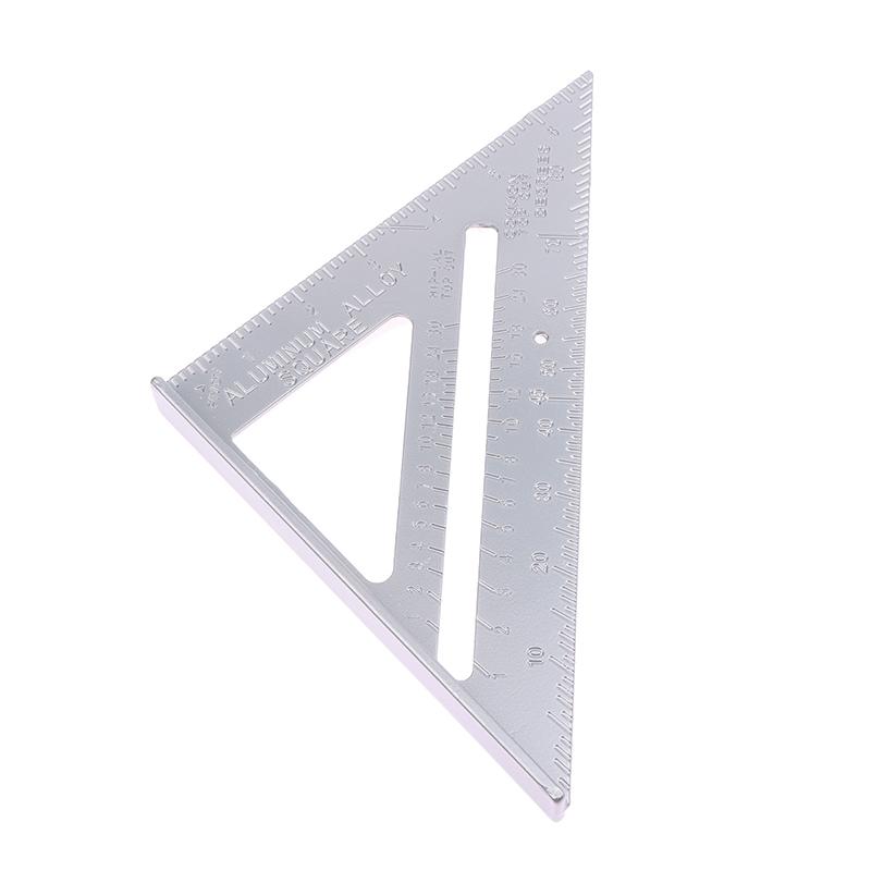 Triangle Rule 90 Degree Thickening Angle Rule Stainless Steel Carpenter Measurement Square Ruler Woodworking Triangle Ruler